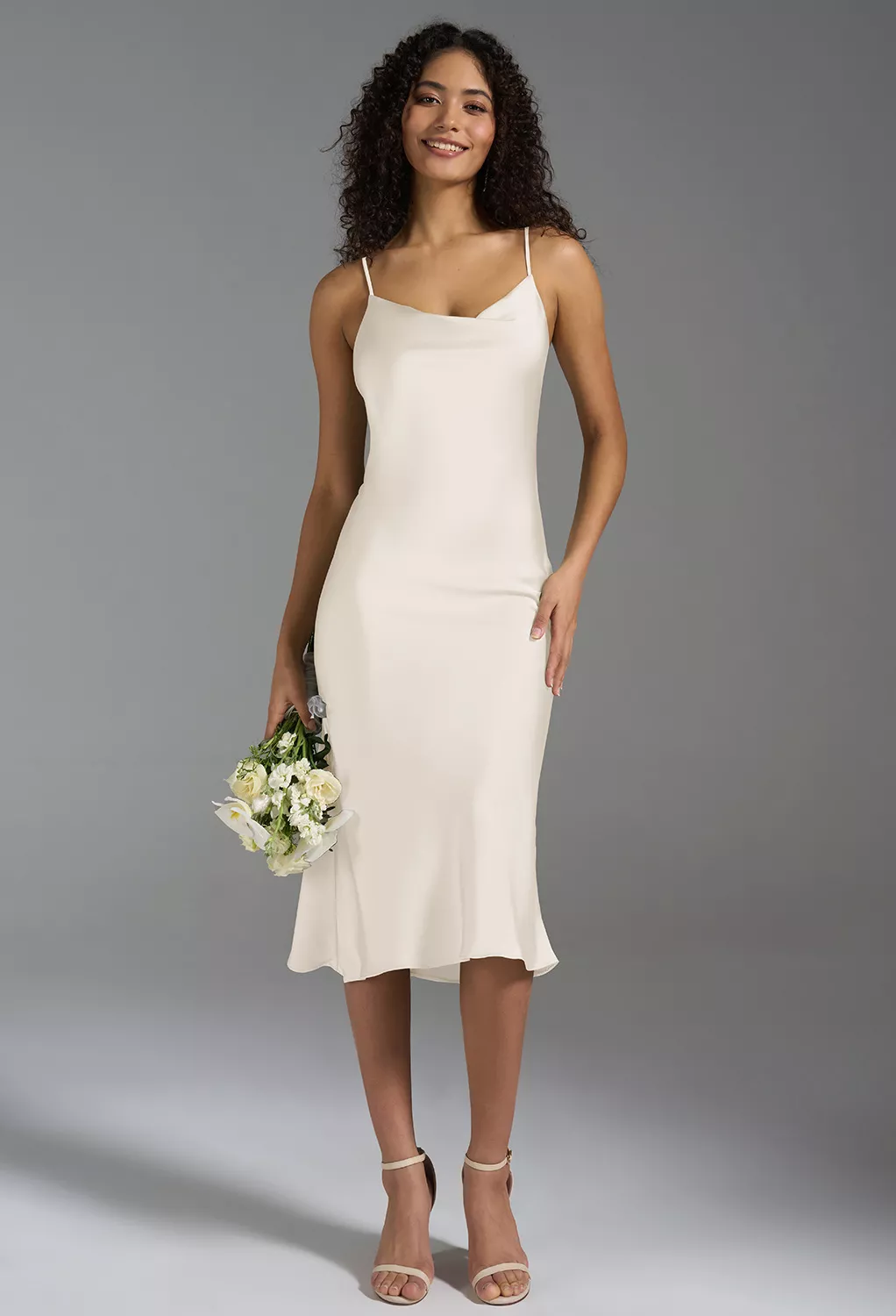 AW Alanna Ivory  Cocktail Wedding Guest Dresses